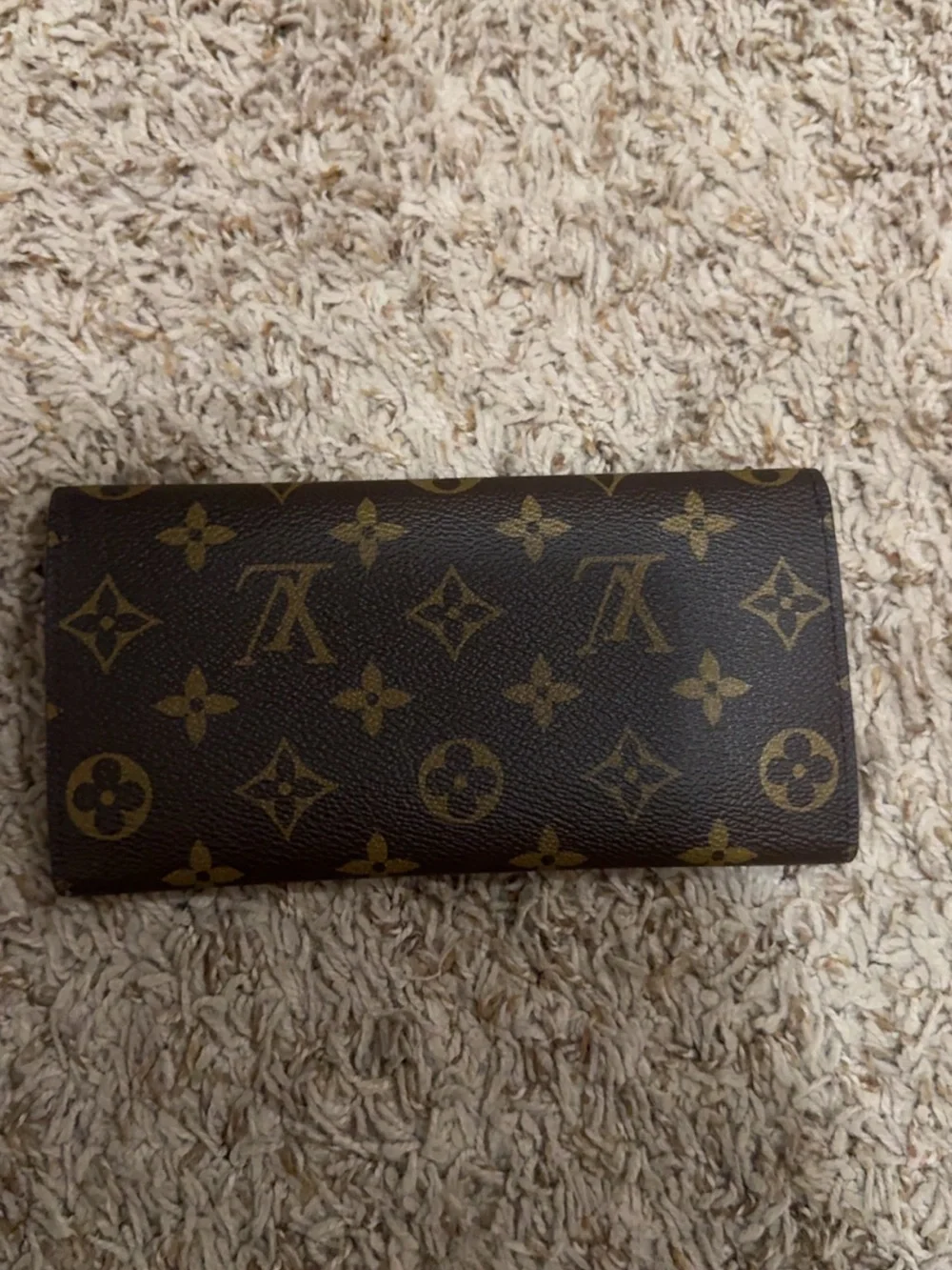 VINTAGE LIKE NEW Josephine Louis Vuitton Monogram Canvas Brown Wallet